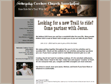 Tablet Screenshot of necowboychurch.com